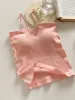 Sexy koreanische Stil modische Frauen Schlinge 2024 Neu verschärfen die Taille Camisole in einem BH Innere Wear Elegantes heißes Mädchen Schlinge