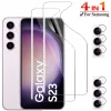 Vidrio suave para Samsung Galaxy S23 Protector Ultra Screen S22Ultra Hydrogel Película Samsung S22 S21 S20 Fe Pelicula S23 Plus Mica