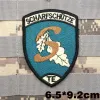 Sniper sniper militare tattico ricamato ricamato badge a banda braccio con supporto per il gancio per l'abbigliamento