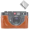 Sacs Étui en cuir pour Leica M8 M9 Me Mmonochrom (Type 246) Body Half PU Protection Case