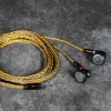 YinCrow RW-4000 Flagship Metal Earbud HiFi Music IEM 15 mm Dynamic Driver Earphone avec câble détachable 3-en-1 dans le moniteur d'oreille