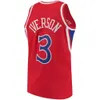 Retro Rose Jerseys Dennis Rodman Pippen 23 Klasyki koszulki męskie Ed Red White Black Basketball Men Men Youth