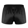 Herrboxare trunks underkläder Silk Satin Basic Boxers Shorts Underbyxor Lightweight Lounge Sports Short Pants For Man