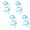 4 PCS banda di cinturino da polso antistatico a terra regolabile arrotondare bracciale blu.