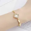 FEERIE van bracelet Korean version of Clover Bracelet Alloy Electroplated 18K Rose Gold Fashion Internet Red Personalized Versatile Handicraft