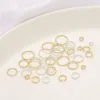 20pcs / lot thread ouvert saut anneaux fendus connecteurs de bricolage pour les bijoux de bricolage