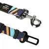 Vehicle Car Pet Dog Seat Belt Adjustable Safety Belt For Dog In The Car Belt Accessories Travel Elastic Dog Leash Clip Harness