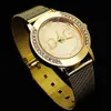 Orologi da polso 2023 a vendita calda in metallo femminile marchio di lusso DQG Crystal Quartz RELOJ non stampata Uomo da uomo in acciaio inossidabile casual di buona qualità Watch240409