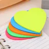 5/1pcs colorato traslucido chiaro Nota appiccicosa Nota Adesiva impermeabile Adesiva Forma del cuore trasparente Inserito per la lettura dello studio