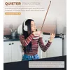 Vangoa Electric Violin 4/4 Ensemble de violon silencieux pleine grandeur pour les débutants, les adultes et les adolescents - violon électronique électronique en métal à érable solide avec accessoires d'ébène blancs