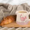 Tassen Creme Ostertisch Geschirr Kaffeetasse Porzellan Milchkrug Keramik Flüssige Creamer