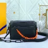 S designer ll kvinna äkta läder handväska tecknad kosmetisk fodral koppling mode kvinnor axel messenger cross body purse väska kamera stamväska plånbok