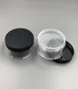 Clear 50g 50 ml Plastikpulver Puff Container Hülle Make -up Kosmetikgläser Face Pulver Blusher Speicherbox mit Sifter lids9628791