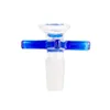 1.96inch Blue Star Shape Glass Bowl 14mm 18mm Smoking Accessories for Water Pipe Dab Rig PT3677