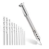 Mini Handharts Drill Pin Vie Drill Set Professional Quality Swivel Head Pin Vie Set för Epoxy Harts Jewelry Making DIY