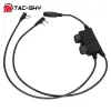 TS TAC-SKY ADAPTER TACTIQUE PTT RAC PTT compatible avec 2 talkies-walkies adaptés à la chasse tactique Airsoft Sports