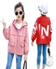 Veste de filles à grande taille au printemps 2021 Nouveau style Big Letter Sweater à capuche pour enfants Gift Birthday Gift Ourwear J2207184415831