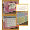 Pianificatore del calendario della scrivania Calendario per scrivania Calendario da scrivania Calendario per scrivania per eventi di registrazione