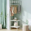 Laundry Shoe Hanger Clothes Foot Standing Coat Rack Floor Bedroom Clothes Rack Metal Wardrobe Modern Furniture