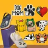 1pcs mignons charmes chiens corgi pug chaussures charmes bulldog français jeans husky slog épingles