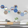 Креативная наклейка на стенах DIY House Office Dofa Фоно -войлочный декоративная доска шестиугольная шестнадцатилетняя детская декор спальни фото дисплей дисплей