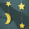 Party Decoration 4-meter Ramadan Star Moon Flower Pendant Flag Scene Wall Layout