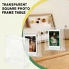 Frames 3 pouces Mini Transparent PO Frame PC Collection PC Affichage 1pc Carte O6K9