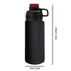 Portable for Creative 400ml Water Bottle with Hiding Phone Pocket Secret Pill Organizer Sports Fitness Cup 240409