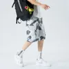 夏のファッションpi shuai camo pantsメンズルーズストレートカジュアルショーツサマーシンクール5ディビジョンファッション