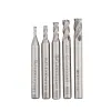 5pcs Wungsten Carbide End Mill 4 Flutes Fluting Cutter Toolworking Tools HSS END MEARING COTTER BIT BIT BIT SET CNC Endmills