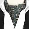 الرجال الملونة Paisley Cravat Ascot حفل زفاف عالي الجودة رقاقات العنق BWTYF0376240409