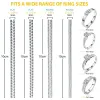 1/4pcs Ringgröße Reduzierer -Werkzeuge Spiralfeder -Basis -Basis -Basis -Unsichtbares transparentes Straffungsgrößen -Werkzeug -Schmuckwächter Einstellen