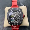 Luxe horloges Mechanisch horloge Zwitserse bewegingsdatum mechanica polshorloge origineel 035 RM3502 Rafael Nadal Limited Edition op rode rubberen band