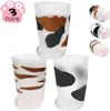 Schattige glazen beker kattenvoeten Cups Cat Paw Shot Glass Nieuwheid Cat Claw Glass Cups Funny Coffee Mugs Household Cups Cat Paw voor melk