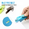 Clips Japan Kokuyo Harinacs New Mini Stapleless Stapler Safe Laborsaving Student and Office Creative Stationery