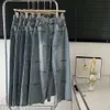 Clothing CHANN Women's Jeans Female Womens Hole Size Bell Bottom Denim Pants Waist Fashion Blue Slacks Trousers Design