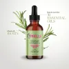 Hårtillväxt Essential Oil Rosemary Mint Hair Strengthing Oil Nourishing Treatment for Split Ends och Dry Mielle Organics Hair.