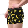 Men de sous-pants hommes Banana sous-vêtements fruits d'humour boxer bisses shorts polases mâles molle plus tailles boxershorts polyester