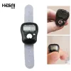 Mini Stitch Marker och Row Finger Counter LCD Electronic Digital Tally Counter Tor Sying Sticking Weave Tool/Random Color