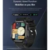 New Series Smart Watch Men 1.95 "AMOLED HD -skärm PASHURE BLUETOOTH CALL NFC IP68 Waterproof Blood Sugar Smartwatch för Xiaomi