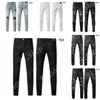 Herren Jeans Designer Jeans AM Jeans 965 Hochwertiges Modes Patchwork Ripped Leggings 28-40