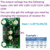 2 in 1 8wブーストバックデュアル + - 電圧ボード3-24Vから5V 6V 9V 10V 12V 15V 18V 24V ADC DAC LCD OP-AMPスピーカー