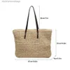 Other Bags Shoulder Bags Straw Woven Large Capacity Tote Bag Lightweight Shopping Zipper Shoulder Bag Exquisite Summer Beach Handbag