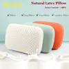 JFLEGAL Latex Pillow Natural Rubber Odorless Neck Pillow Sleep Does Not Collapse 85% Natural Travesseiro Latex Almohada Oreiller 240327