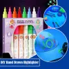 DIY Graffiti Luminous Pen Personalized Hand Painting Glowing In The Dark Marker Pen Colorful Luminous Fluorescent Pen Gift