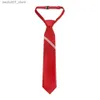 Neck Ties Donghua New Middle School/High School Boys and Girls Tie (Two Colors) Middle School Student TieQ