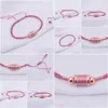 Charmarmband kurukry bodhisattva rosa armband hand stickad justerbar storlek amet ge lycka och äktenskap sier män kvinnor släpp d dhvj2