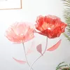 Dekoratif Çiçekler Fantezi İplik Yapay Parti Dekorasyon Pogerya Düğün Mekanları Ev Süsleri için Pencere Ekran