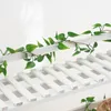 Decoratieve bloemen veranda kunstmatige wijnstok realistische groene slingers voor thuis bruiloft tuin decor indoor buitenmuur hangend plastic