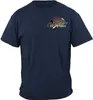 Pescadores de pesca listrada pescadores camiseta de pescador 100% algodão oneck de verão de manga curta casual tshirt size s3xl 240409